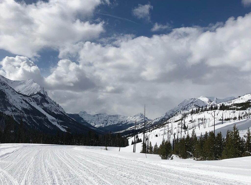 Snowy Pass in Cooke City Montana